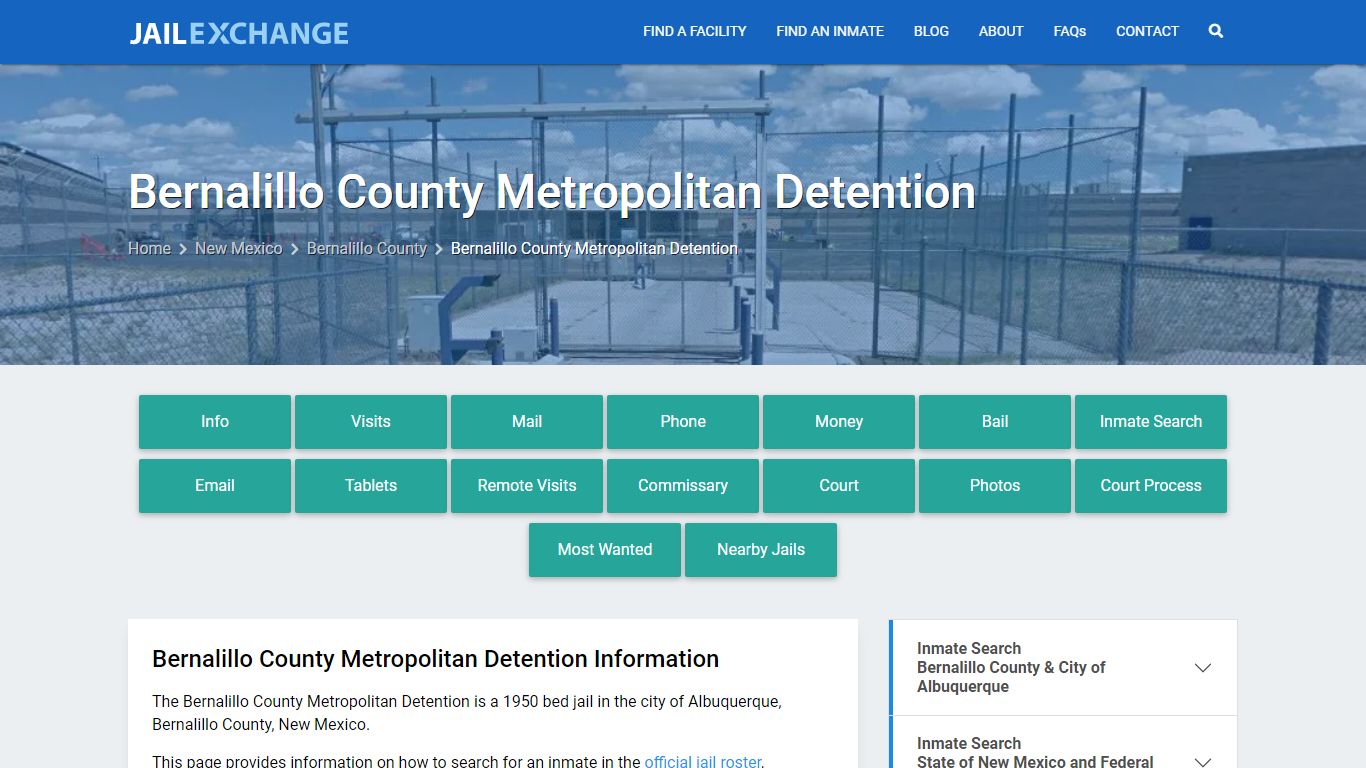 Bernalillo County Metropolitan Detention - Jail Exchange